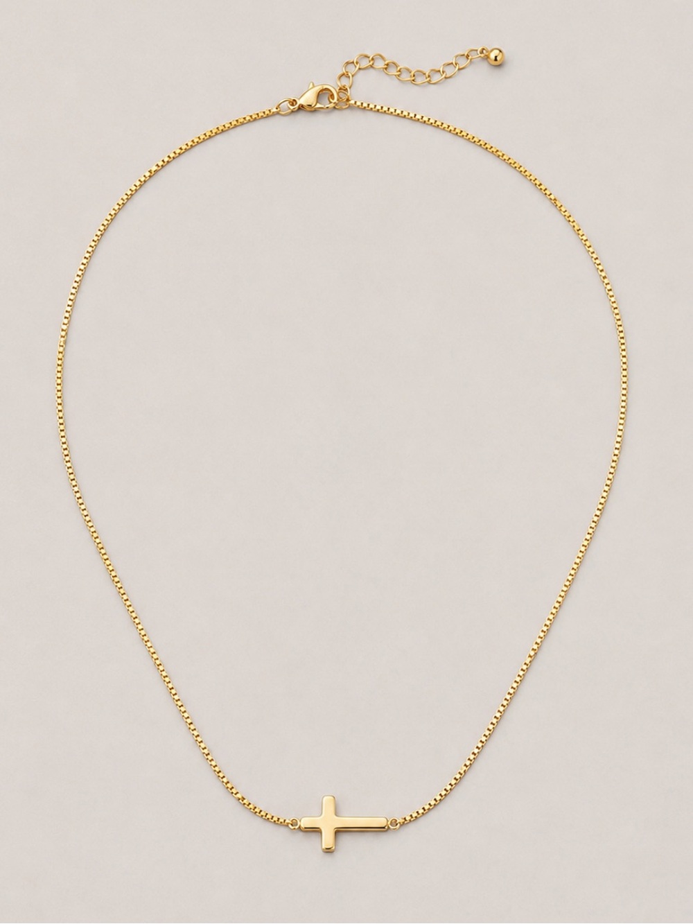 New! Gold Cross Necklace NWOT